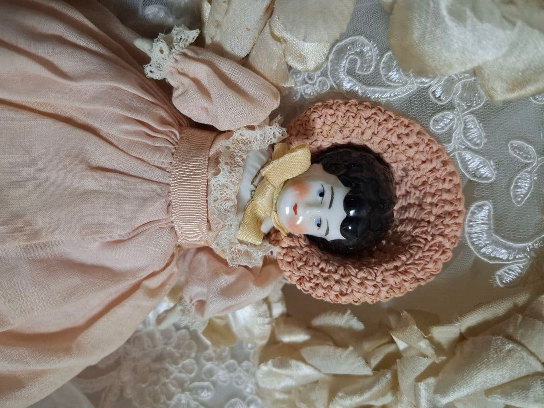 アンティーク☆ビスクドール☆チャイナヘッドドール☆ミニョネット