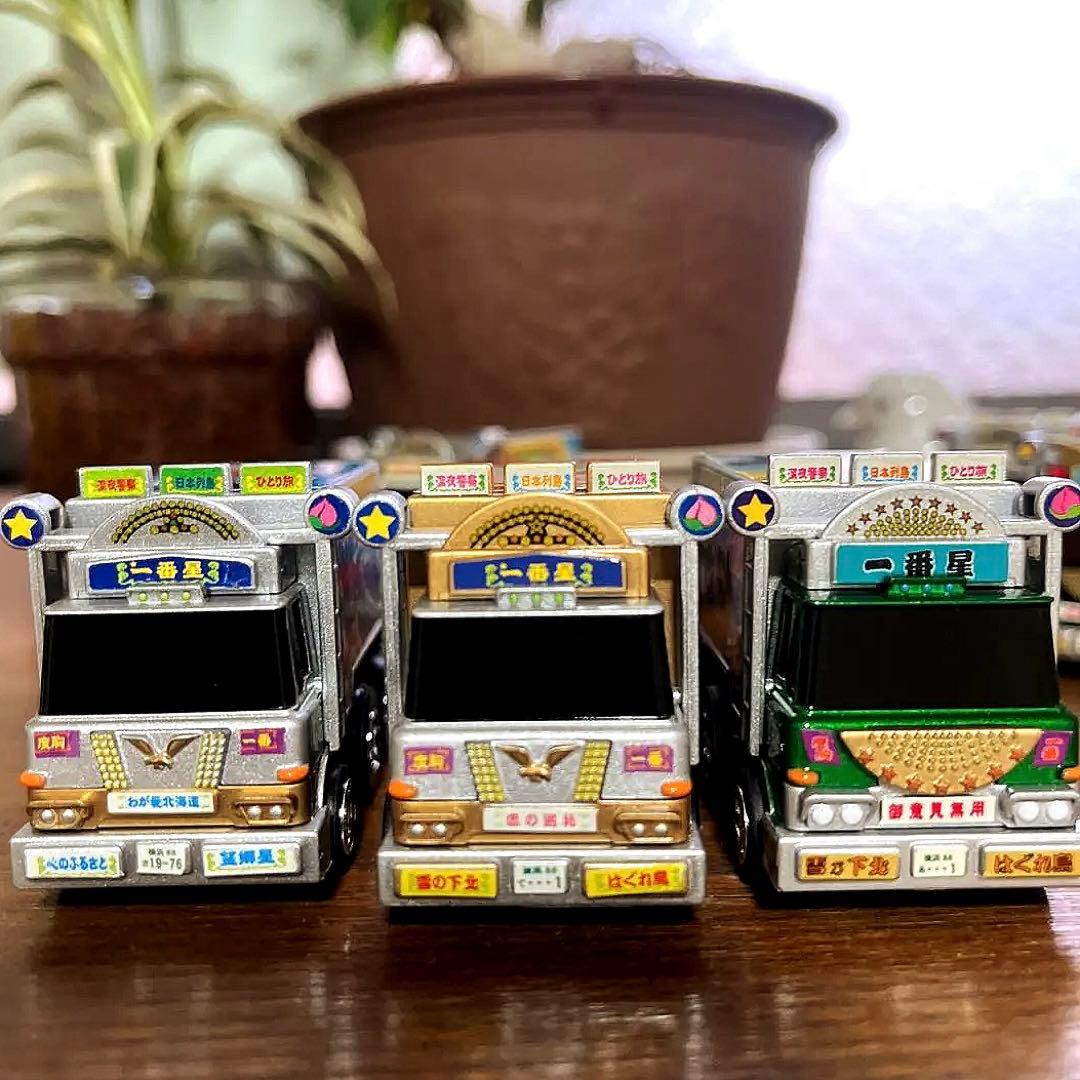 【美品】トラック野郎★タカラ★一番星★チョロQ ミニチュアトラック 6台