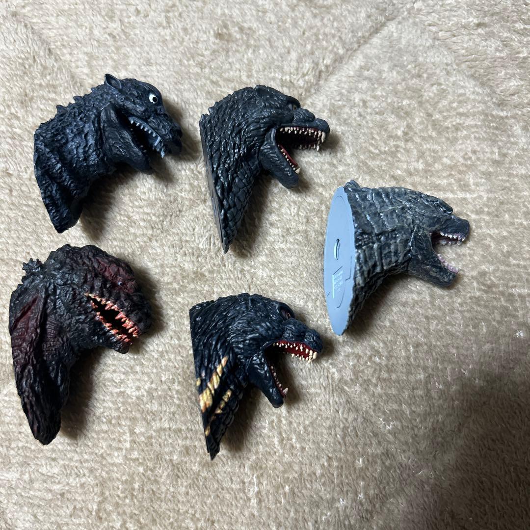 一番くじ ゴジラ モンスターヘッドマグネット 9個まとめ売り