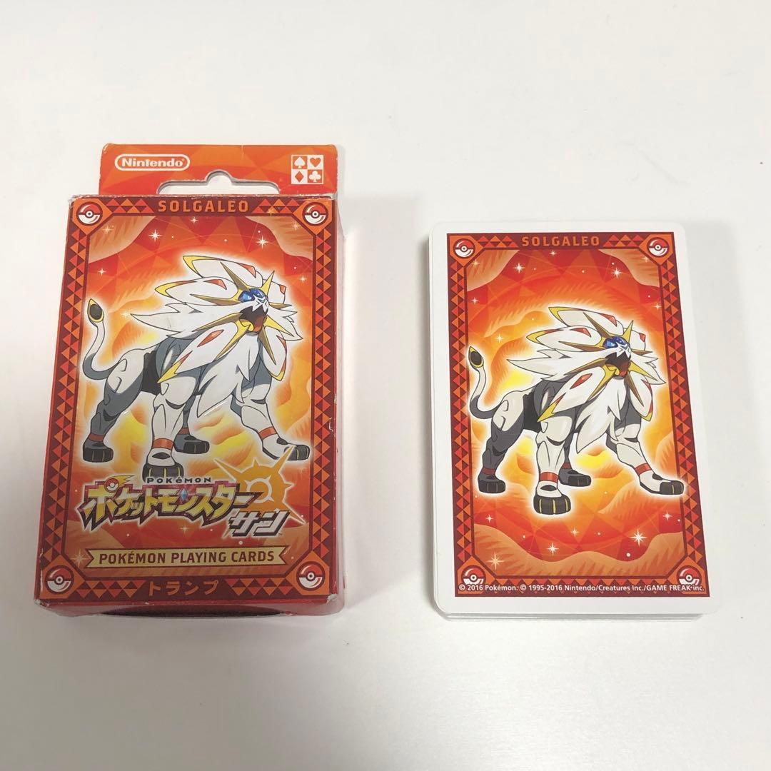 希少】ポケモン トランプ サン ムーン 開封使用品