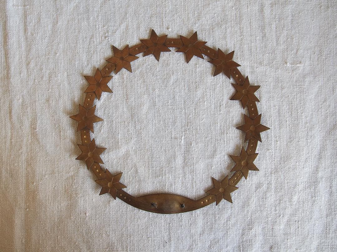 聖母マリア像につける星のついた光輪 直径20.2cm カトリック彫像用/