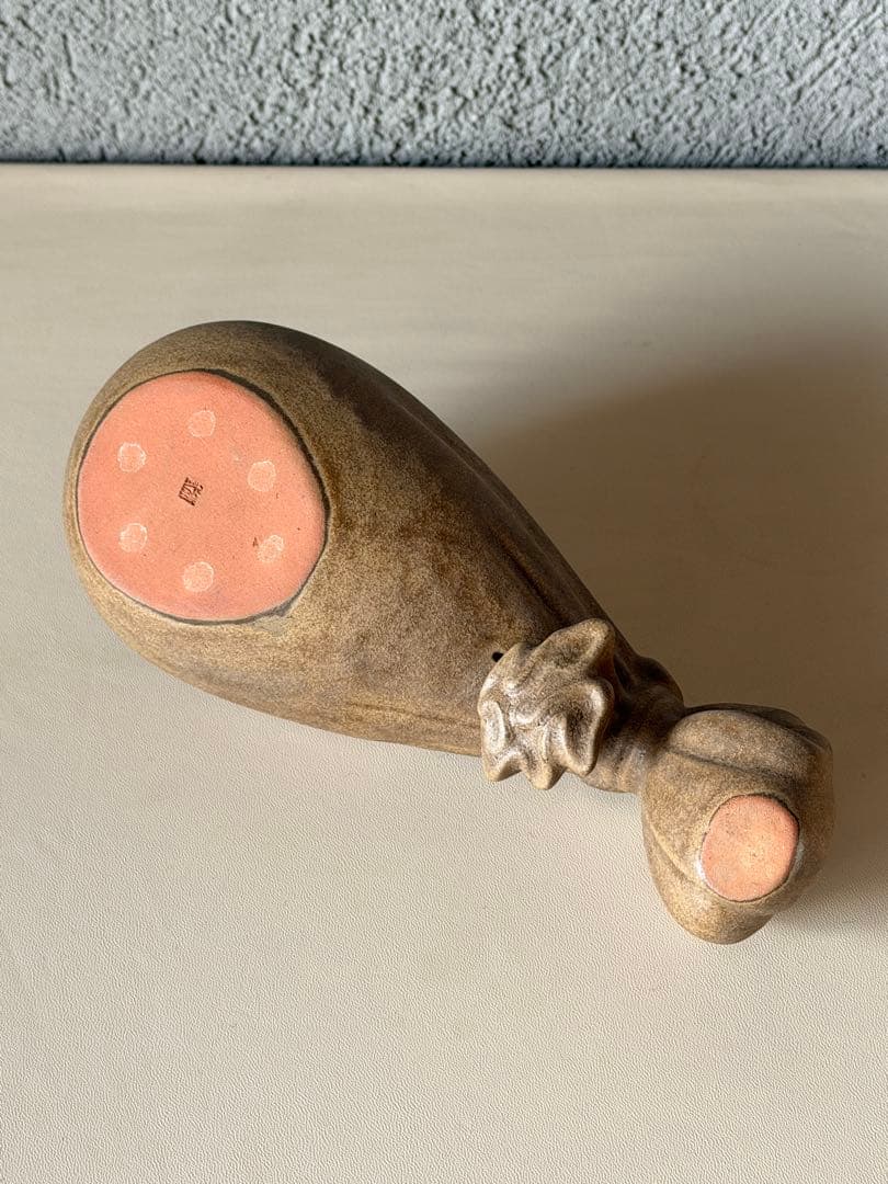 楠部彌弌　瑞巳　置物　干支　時代物　古道具　共箱