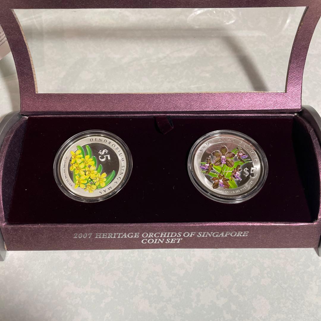 シンガポール銀貨 5ドル 999fine silver