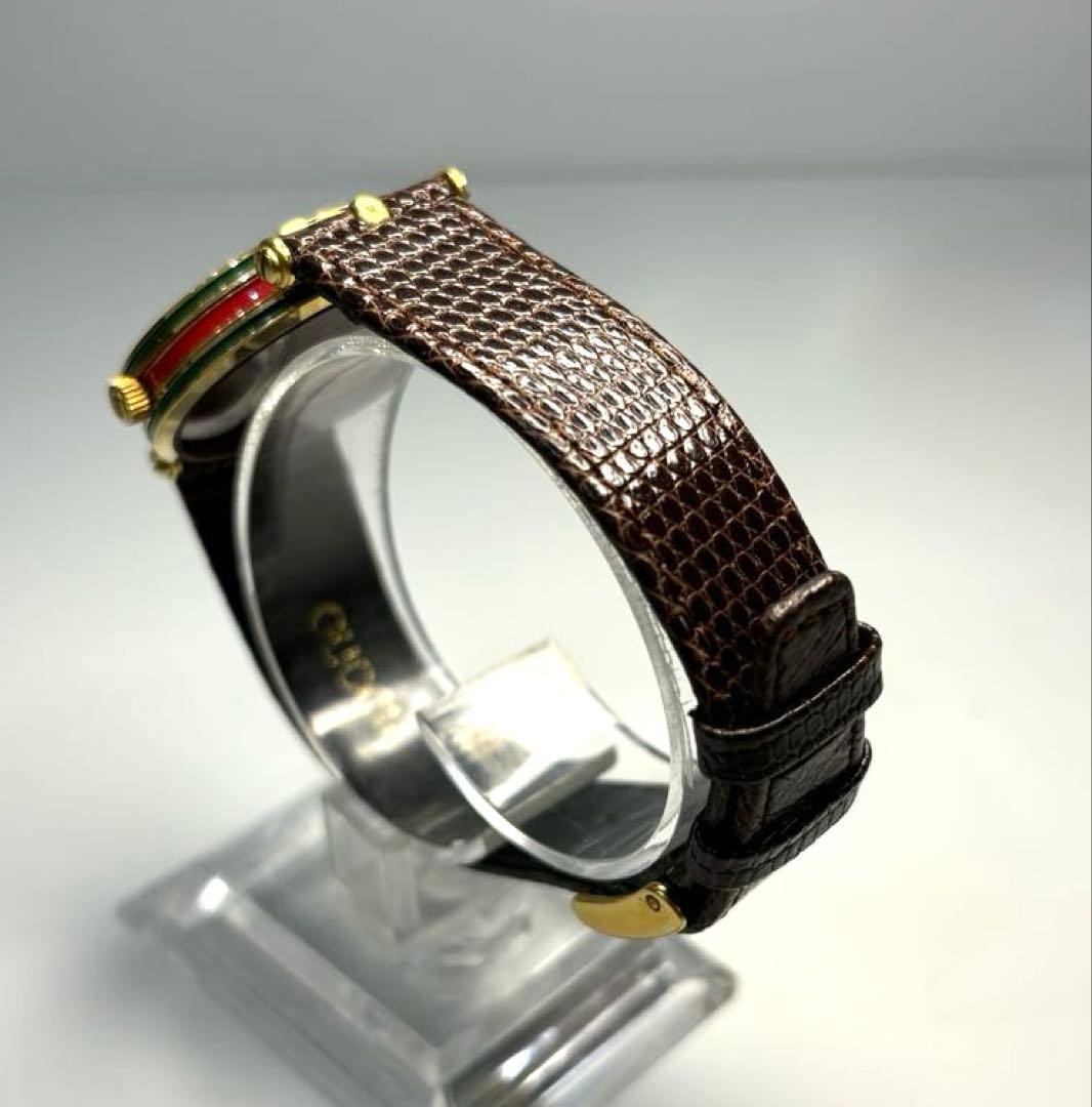 【新品電池】GUCCI グッチ シェリーライン ユニセックス ヴィンテージ腕時計