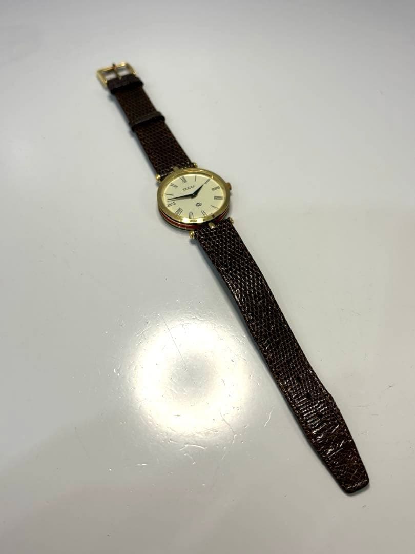 【新品電池】GUCCI グッチ シェリーライン ユニセックス ヴィンテージ腕時計