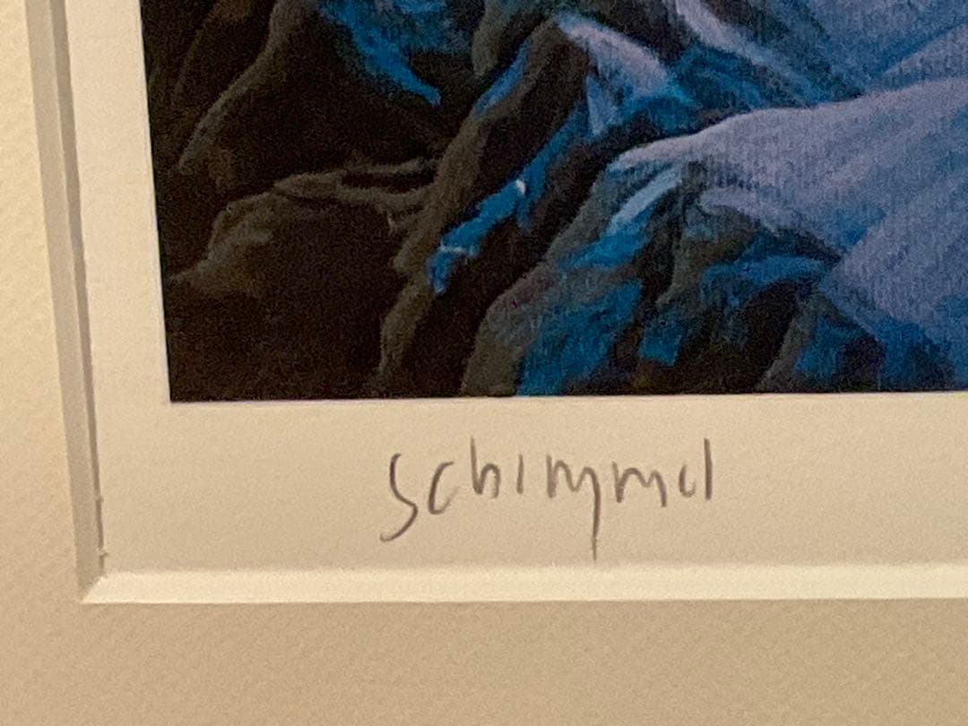 シム・シメール 「ワン・ウィズ・ザ・マウンテン」 ジークレー 直筆