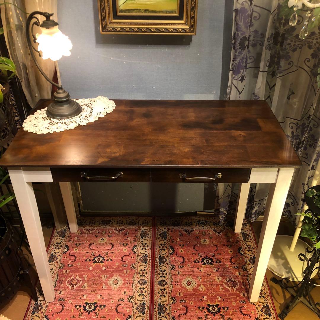 Sale シャビーシック　フレンチ　カントリーST コンパクトテーブル　机デスク