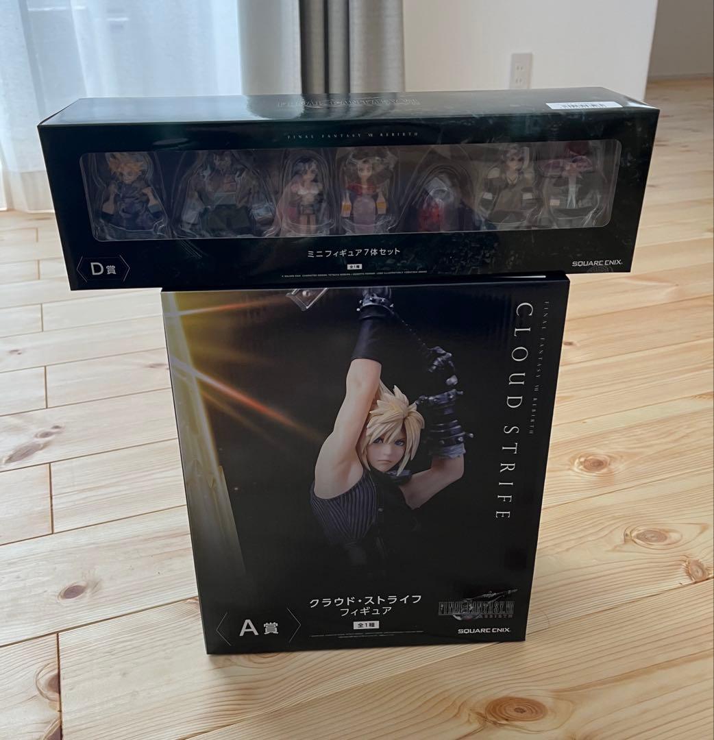 FF7 一番くじ A賞 クラウド D賞 ミニフィギュアセット - メルカリ