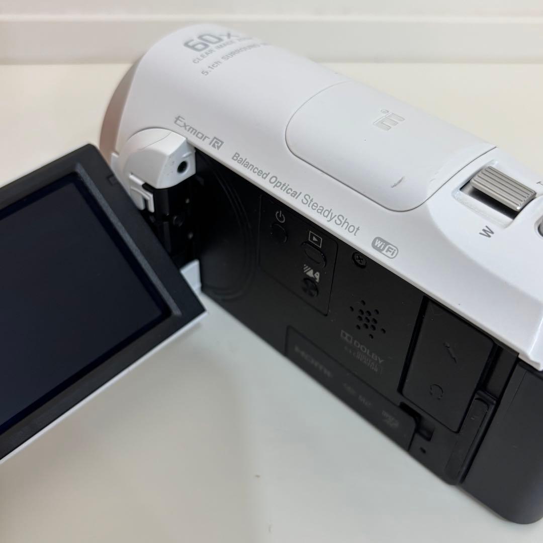 SONY HDR-CX670 HDハンディビデオカメラ 白