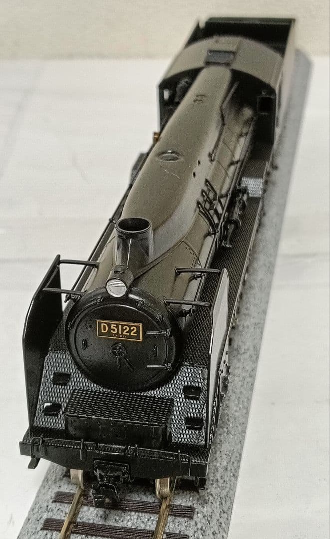 HOゲージ 天賞堂 アダチ D51全流蒸気機関車、カンモーター