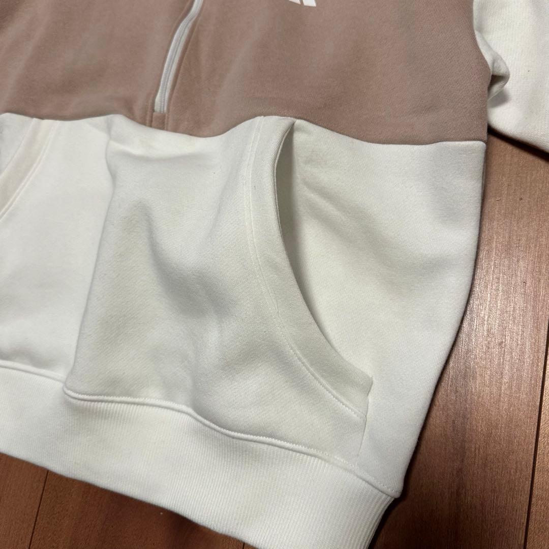 裏起毛　長袖　モックネック　ダンボールニット　スカート　セットアップ　秋冬　L