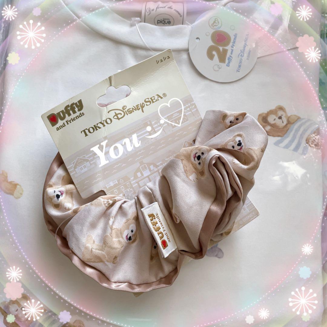 【完売・終売】ダッフィー＆フレンズ ジェラートピケ 半袖OP ／ シュシュ