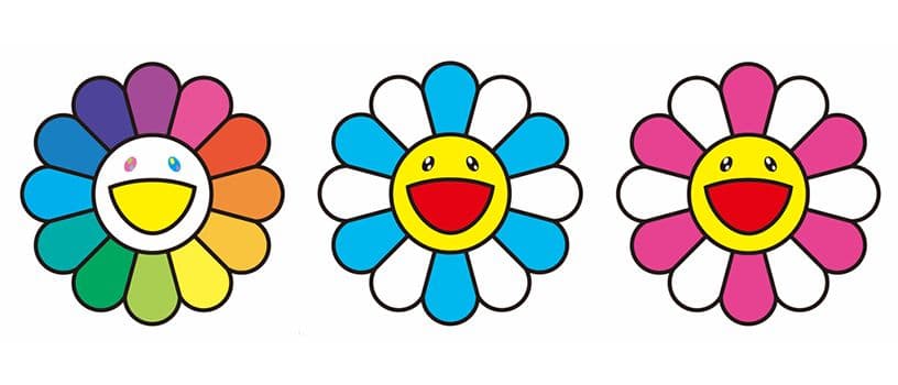 村上隆 版画 レインボーフラワーさん シーブリーズちゃん ピンキーちゃん K様専用】村上隆 版画 レインボーフラワーさん シーブリーズ ピンキー