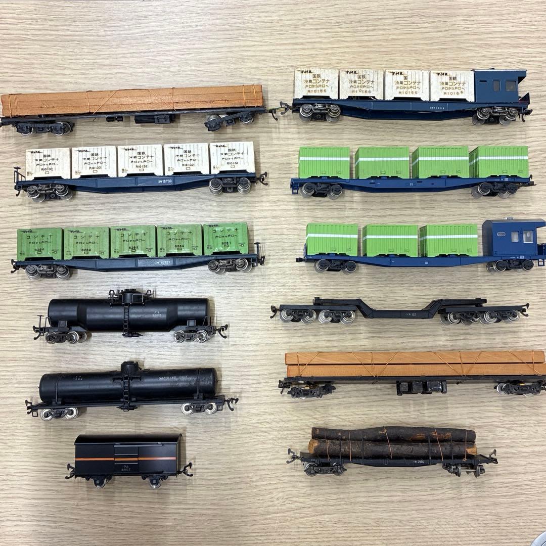 【ジャンク】Nゲージ 貨車12両セット コキ・テキ・タキ・ワム・シキなど まとめ