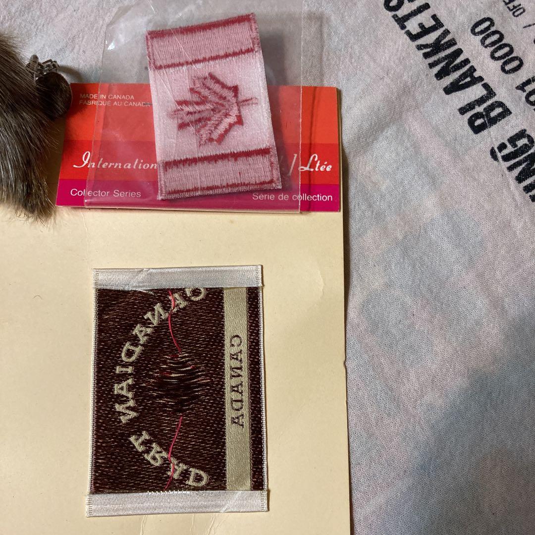 カナダ❤️4点セット　新品未使用　ワッペン&タグ&ファスナー&アザラシキーホルダー