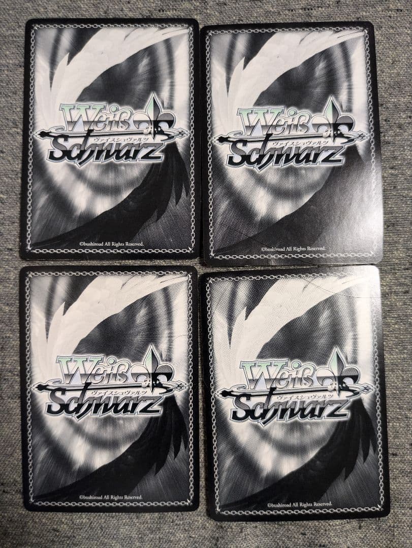 ヴァイスシュバルツ 帰るべき場所 フェイト 4枚 ws ヴァイス