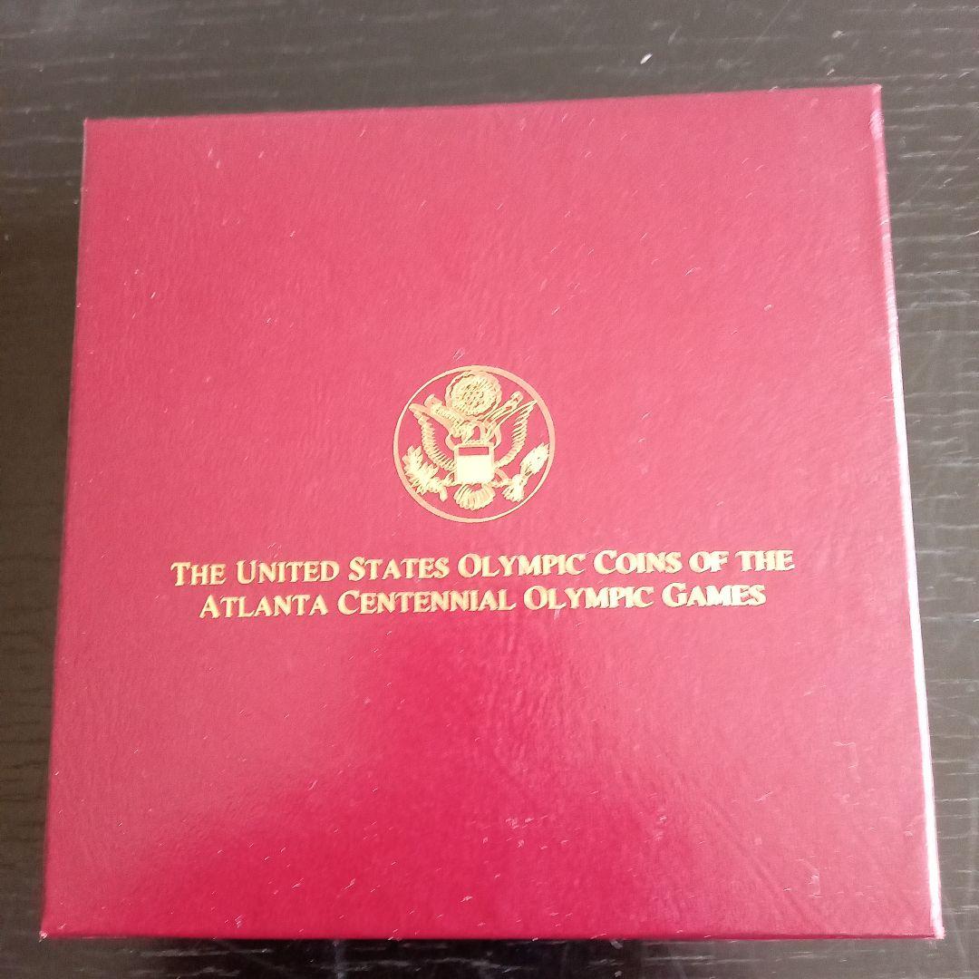 1996年アトランタオリンピック コインセット 金貨、銀貨、銅貨4枚
