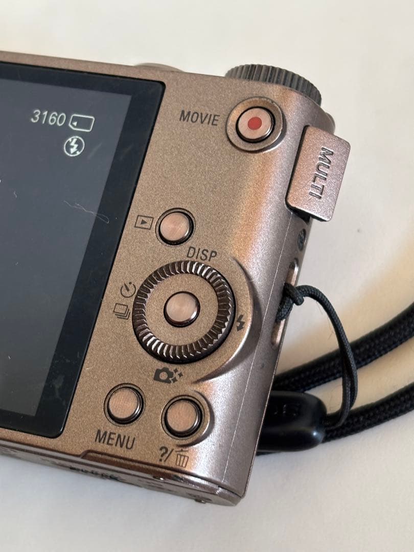 SONY コンパクトデジタルカメラ 20倍光学ズーム ブラウン 難あり