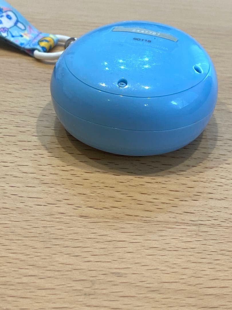 【動作確認済み】たまごっちみーつ ブルー ハート柄 説明書付きBANDAI