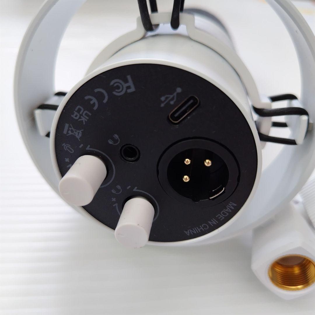 fifine K688 ダイナミックマイク マイクホワイト ゲーム実況