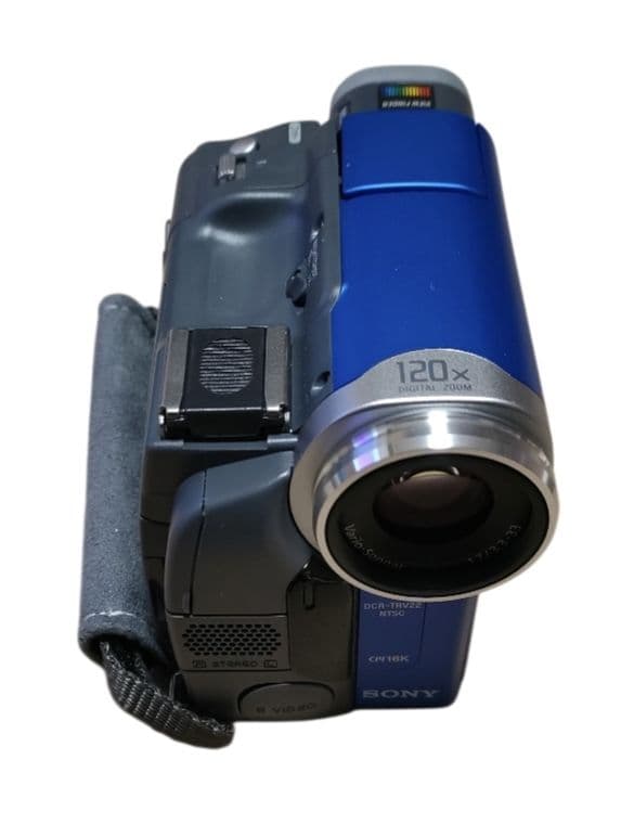 【極美品】SONYソニー ビデオカメラDCR-TRV22K ブルーBlue