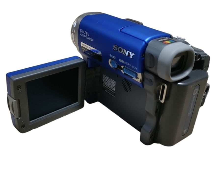 【極美品】SONYソニー ビデオカメラDCR-TRV22K ブルーBlue
