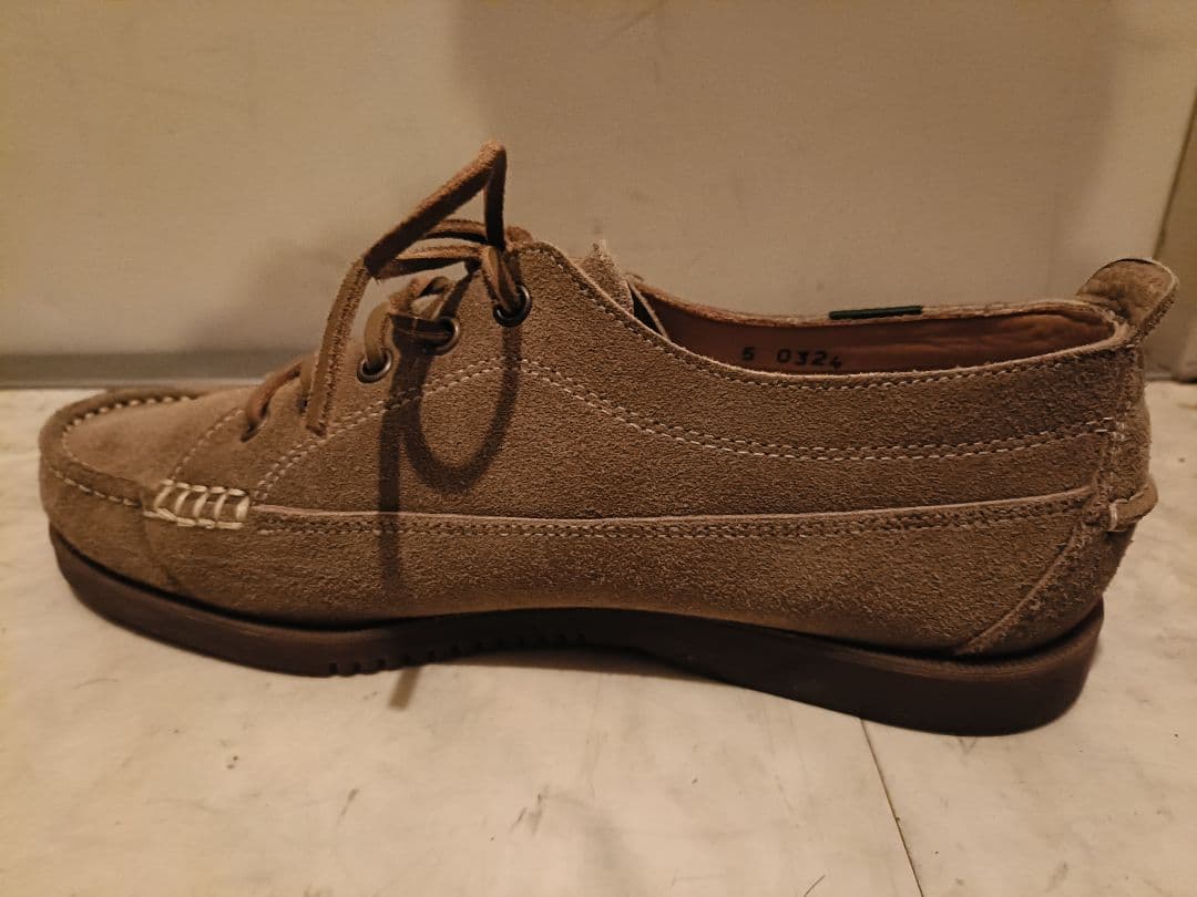 (UK5)(2024年購入)スタジオニコルソン スエードデッキシューズ