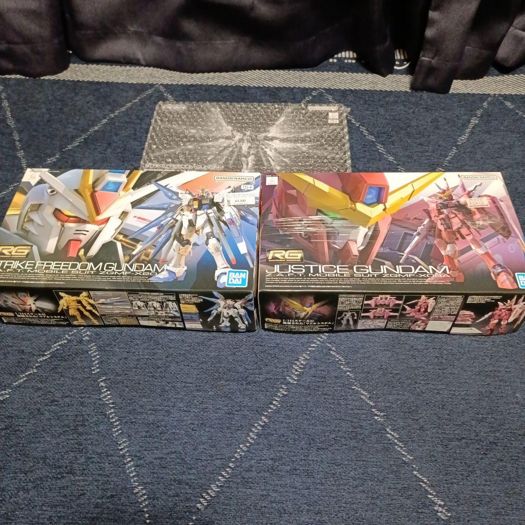 RG ストライクフリーダムガンダム ジャスティス まとめ売り RGデスティニー・ストライクフリーダム・ジャスティスセット 機動戦士