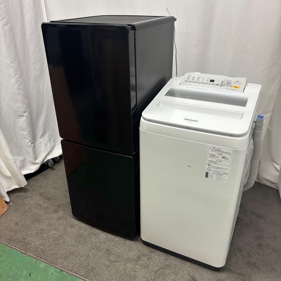 ★993　冷蔵庫　洗濯機　一人暮らし　家電セット　黒　中古　安い　綺麗　設置無料