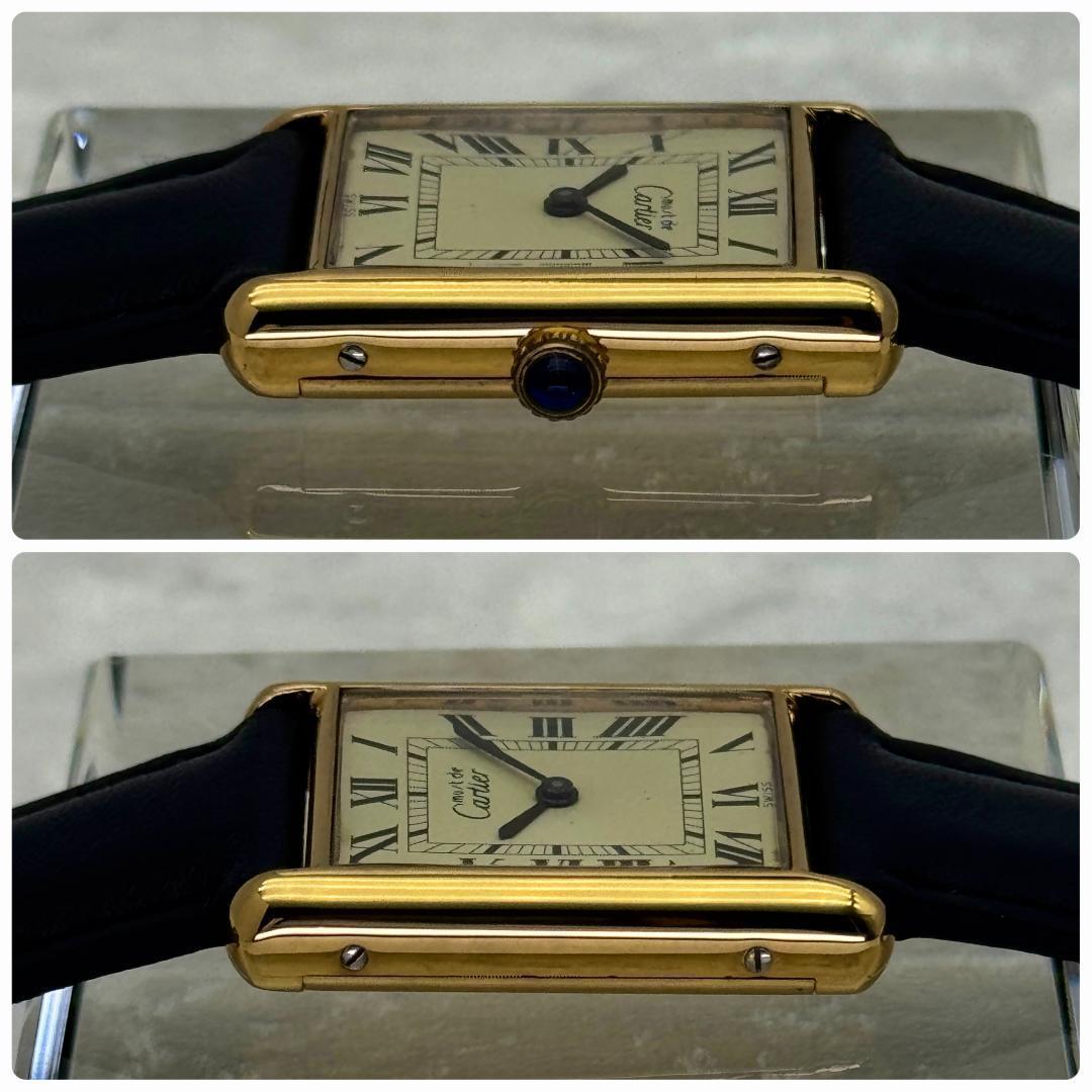 新品仕上済み カルティエ マストタンクLM 手巻き 稼働 腕時計