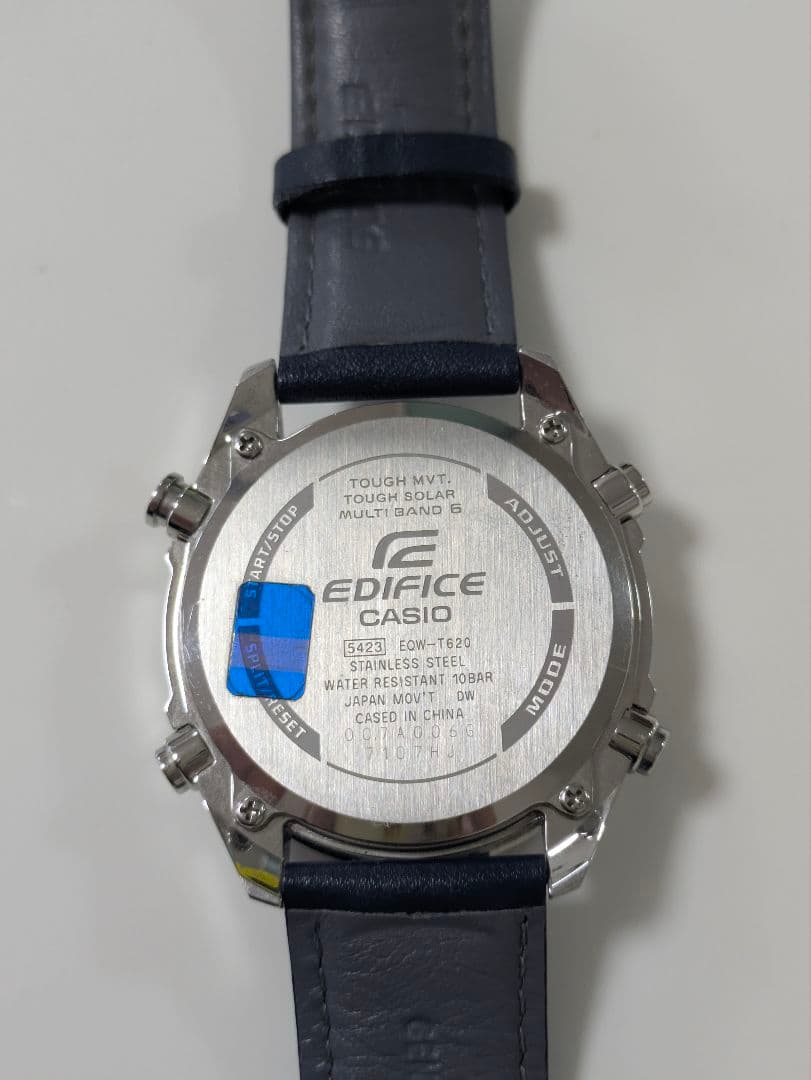 カシオ　EDIFICE ESN-1780 クロノグラフ　ソーラー電池　電波時計