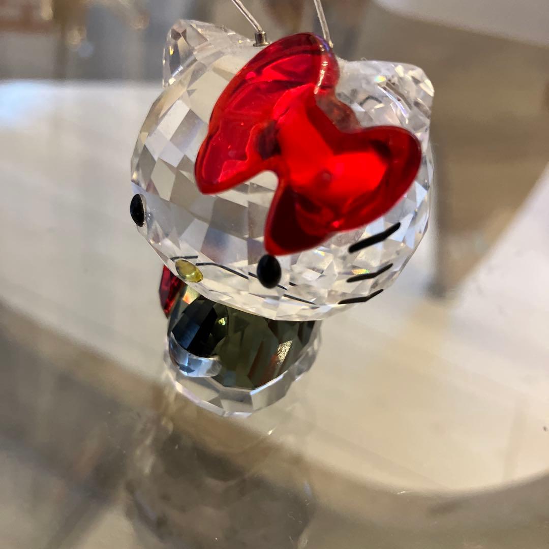 ハローキティ クリスタルフィギュア　スワロフスキー　2013 限定希少てんとう虫