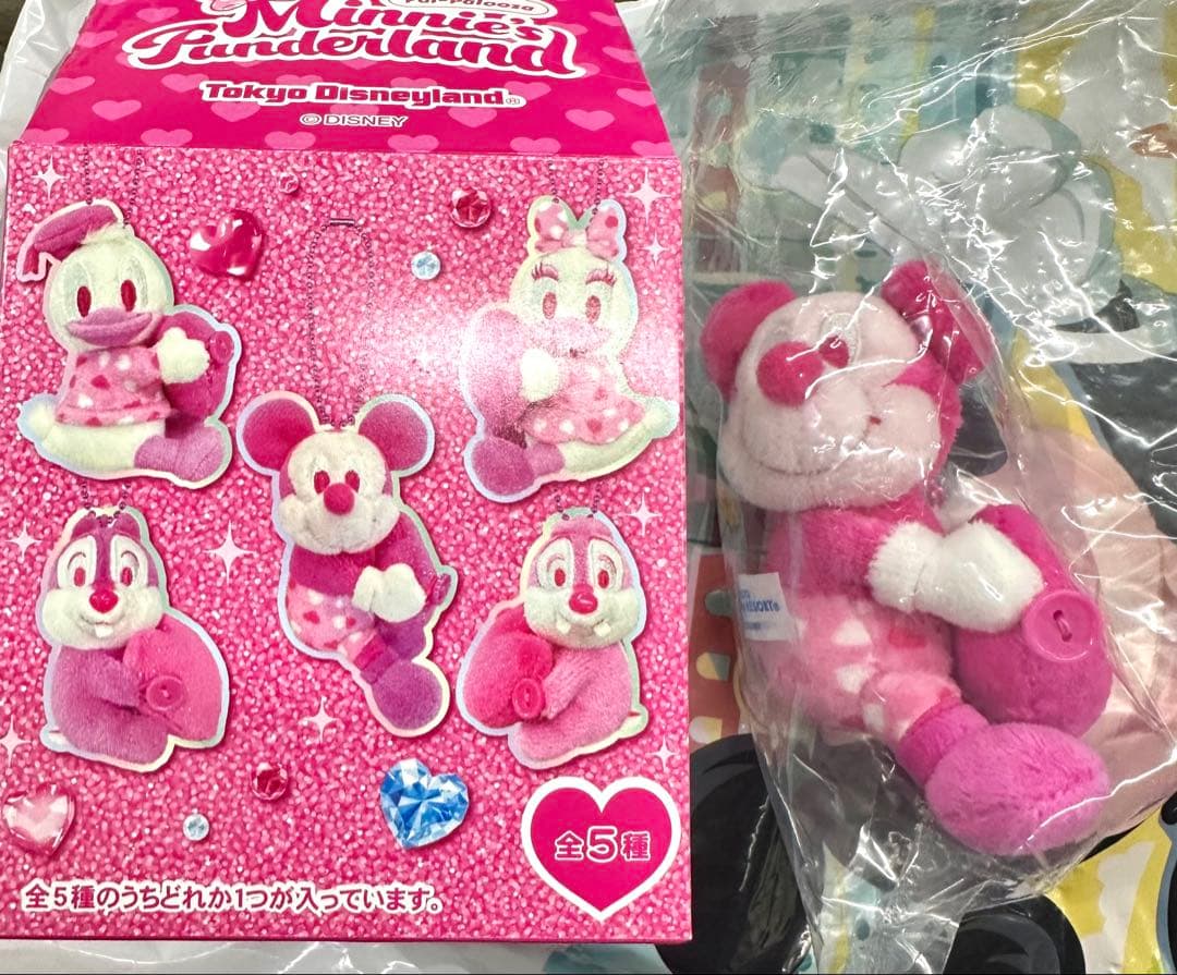 ディズニーランド ミニーのファンダーランド ミニぬいぐるみチャーム