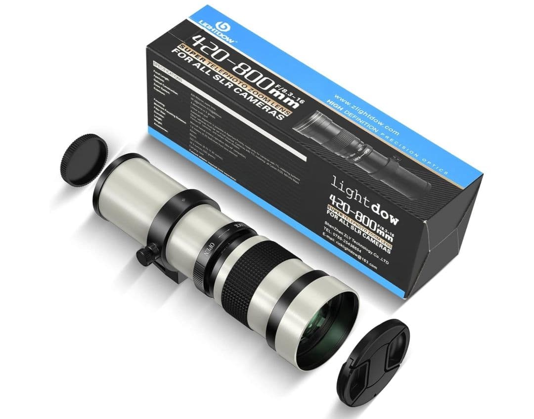 望遠ズームレンズ 420-800mm　キヤノンEF/EF-S レンズ 楽天市場】【限定クーポン配布中！】HDマニュアル 望遠レンズ F/8.3-16