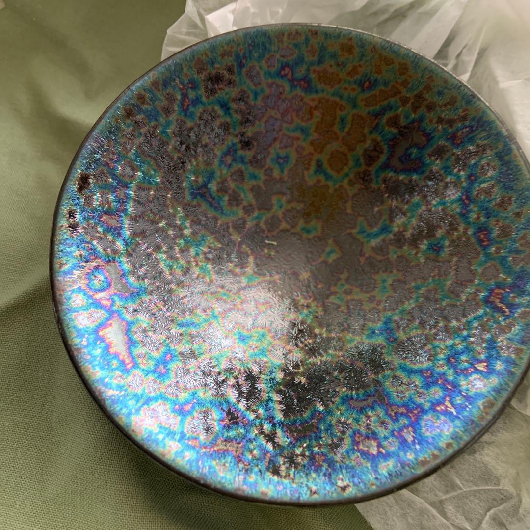 盃 酒器 平盃 虹彩釉 西嶋秀樹の通販はau PAY マーケット - 輸入雑貨の