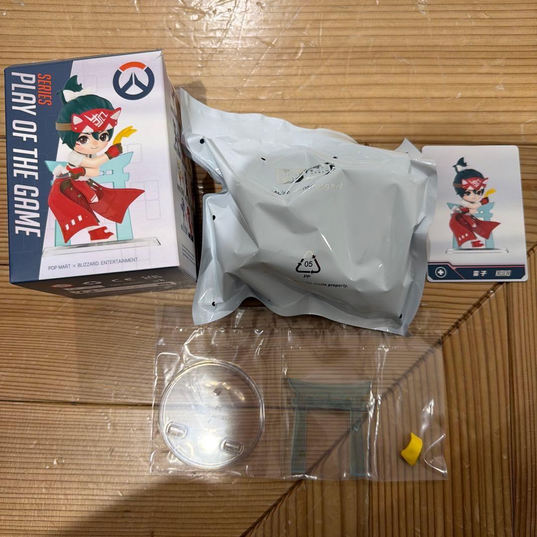 オーバーウォッチ POPMART PLAY OF THE GAME キリコ