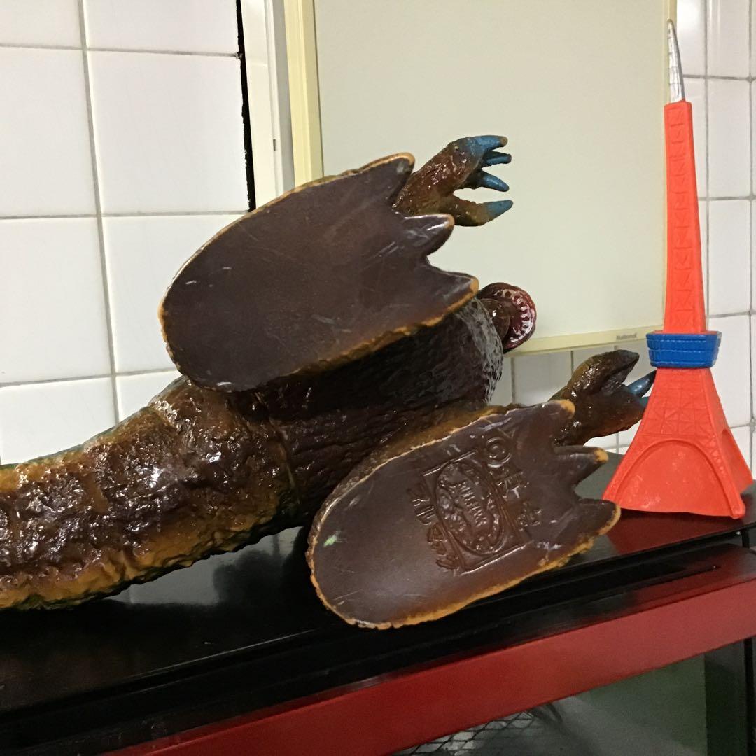 ブルマァク 当時物　ジャイアントゴジラ　約30cm 東京タワー付き　プロフ必読