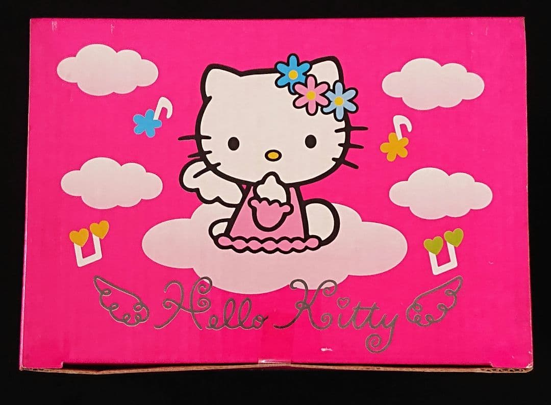 サンリオ ハローキティ パタパタウィングクロック ピンク エンジェル