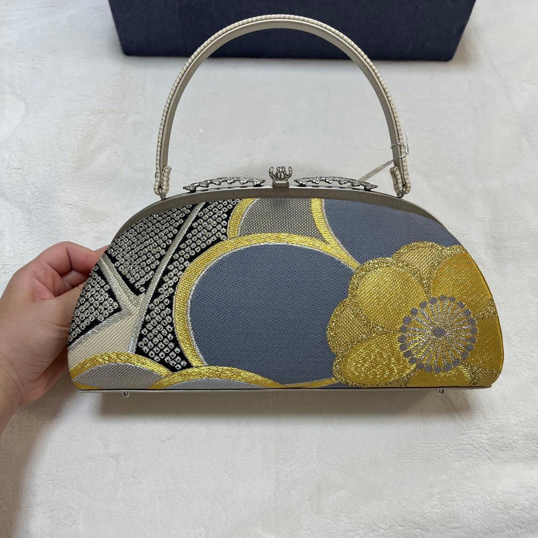 新品未使用訳あり和柄花柄バッグ草履セット草履バック着物振袖訪問着留袖成人式結婚式