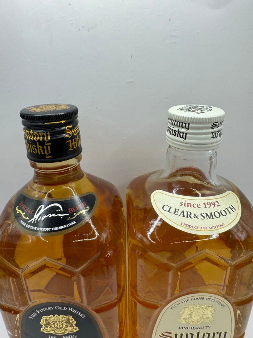 未開栓 サントリー 白角 黒角 700ml ウィスキー セット