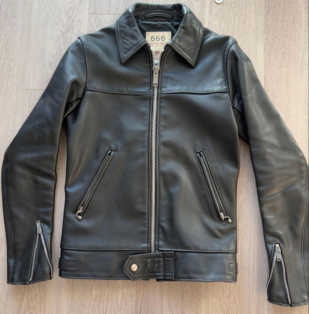 666 シングル ライダース ジャケット666 シングルライダース 32