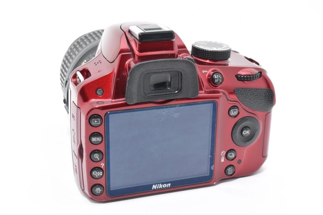 Nikon ニコン D3200 レンズキット デジタル一眼カメラ レッド - メルカリ