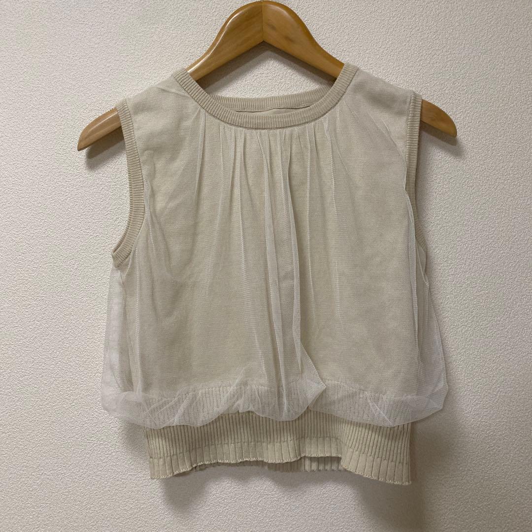 capricieux le'mag チュールレイヤードタンク