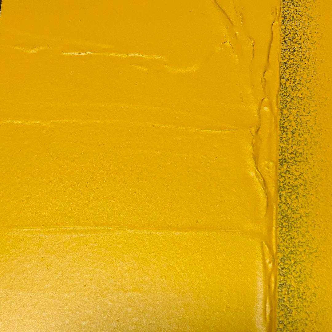 佐久間　尊経　(連作)「光彩」・・・(無限に)ー(黄土) 1990 アクリル