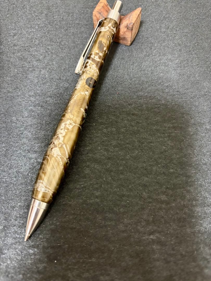 な*こ様 ウッドペンクラクトさん 屋久杉浮造り国産漆流紋 銀霞（ぎんか）新品 シ