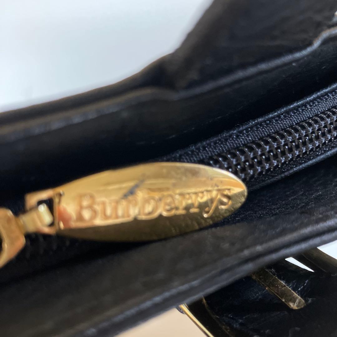 E22 Burberry バーバリー レザー トートバッグ ハンドバッグ