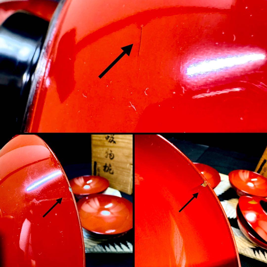 漆器　輪島塗　木製　蒔絵　溜塗　吸物椀　蓋付椀　汁椀　10客 木箱