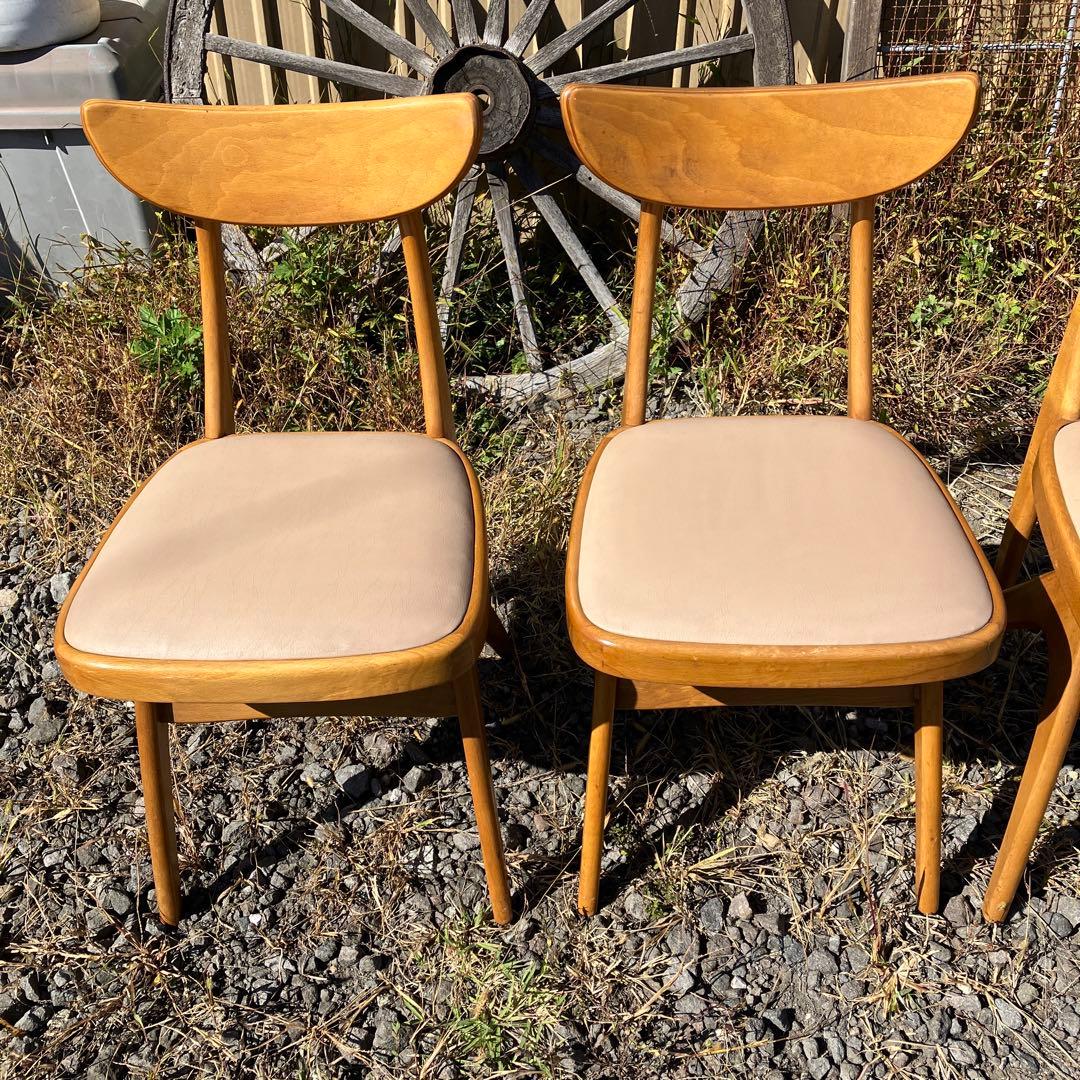 昭和レトロ オールドマルニ 70s デルタチェア マルニ木工 希少 ②