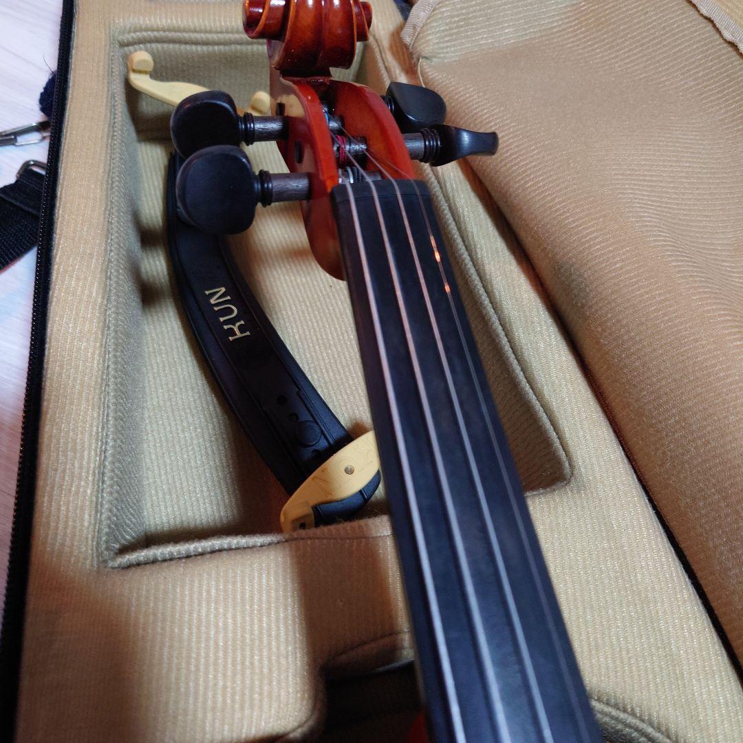 高級 バイオリン 鈴木 No.230 4/4 証明ラベル有、弓ケース付 定価6万