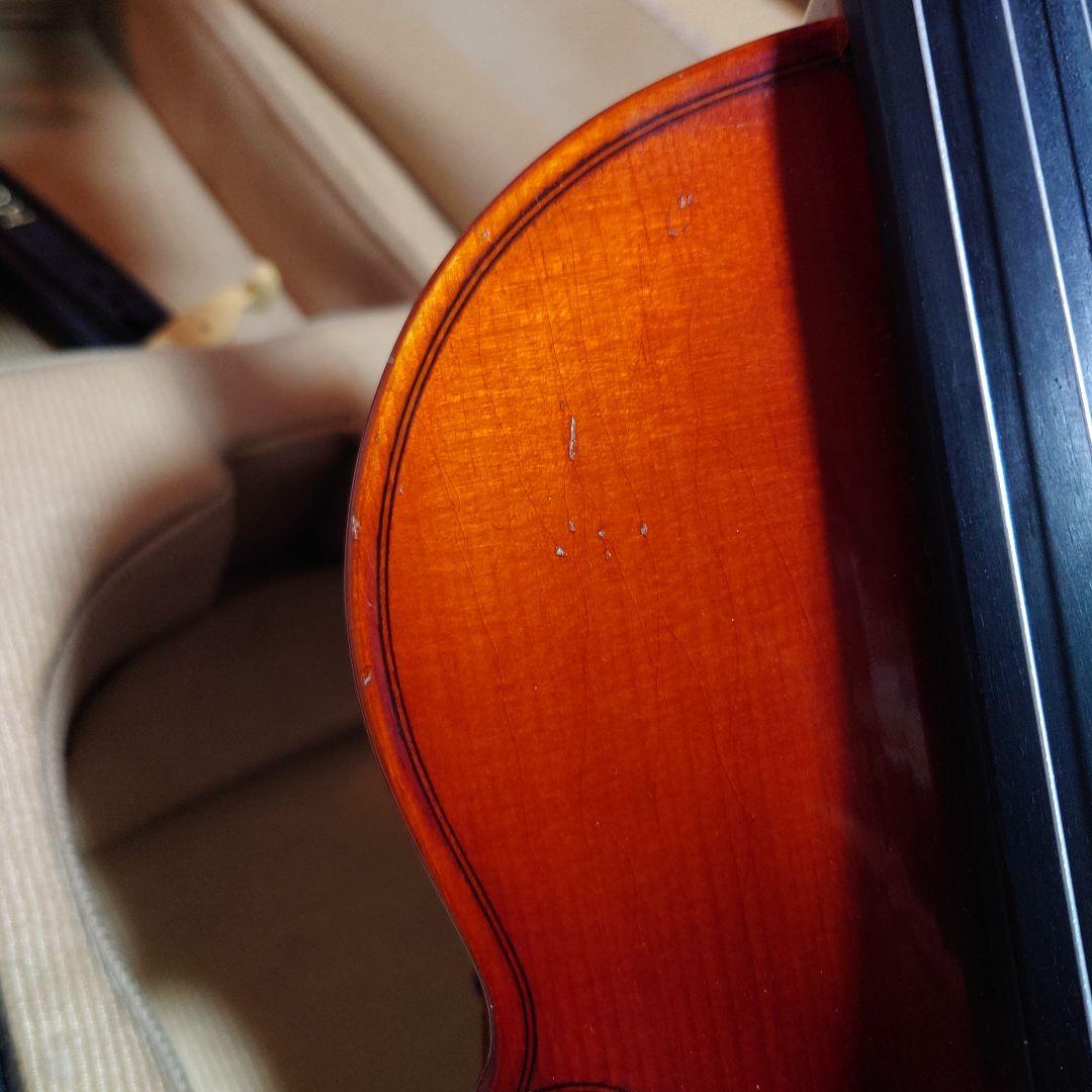 高級 バイオリン 鈴木 No.230 4/4 証明ラベル有、弓ケース付 定価6万